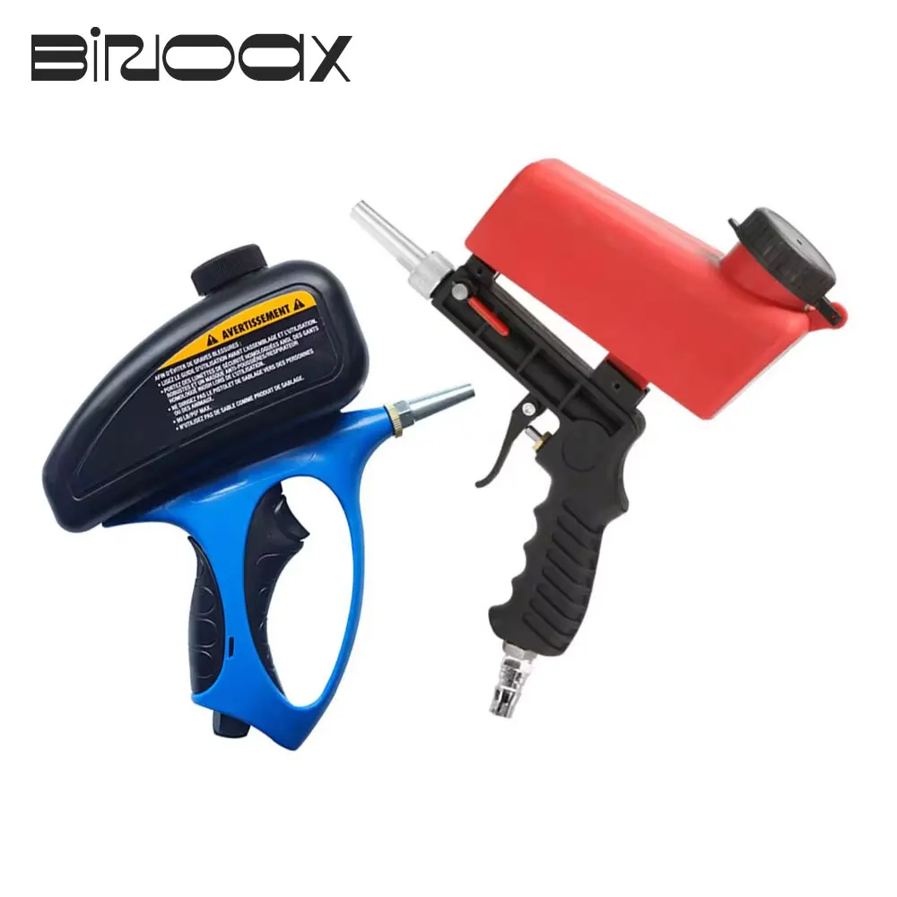 Anti-rust Sandblaster Handheld Pneumatic Sand Blasting Machine Glass Tombstone Sprayer Sandblasting Machine