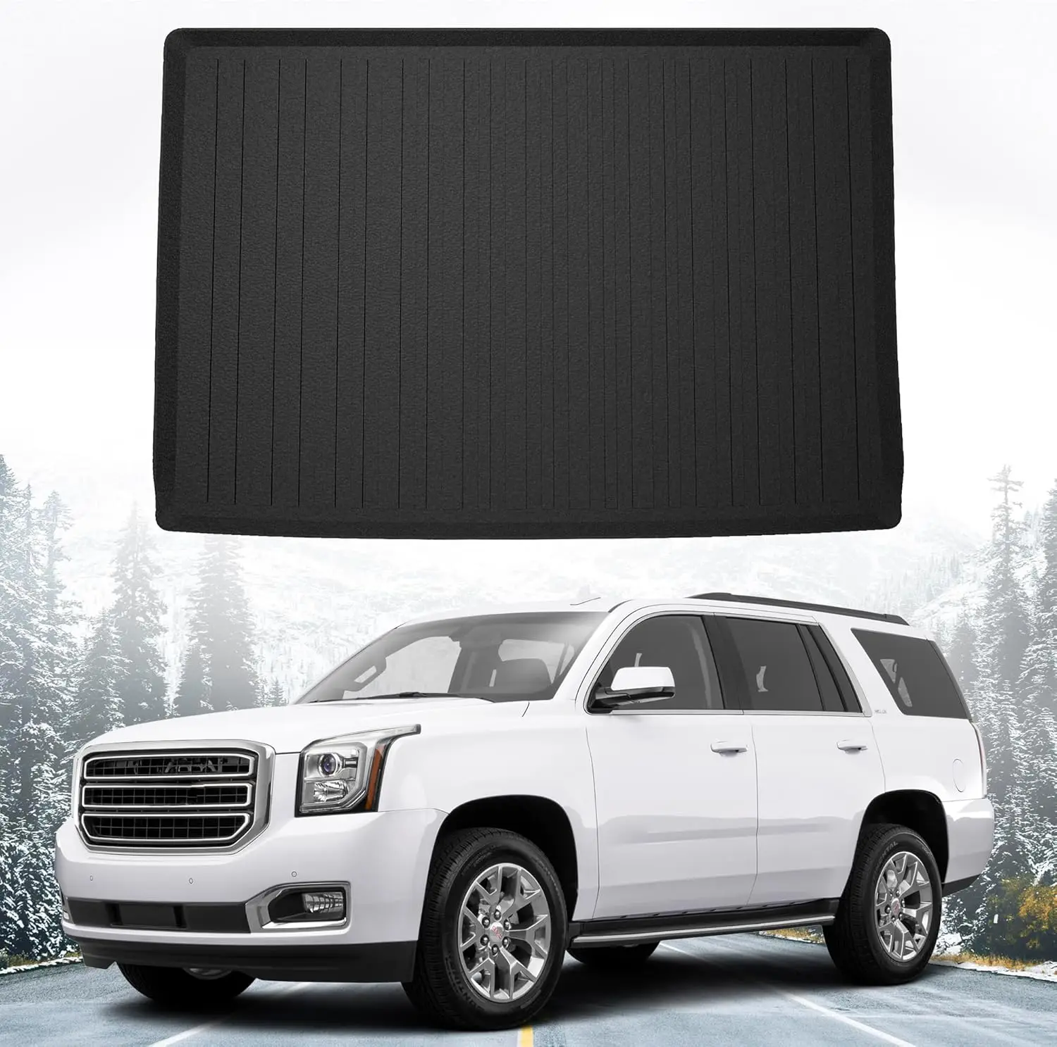 All-Season Cargo Liner for SUVs, Behind 3rd Row, Custom Fit, 3D Shaped, Laser Measured