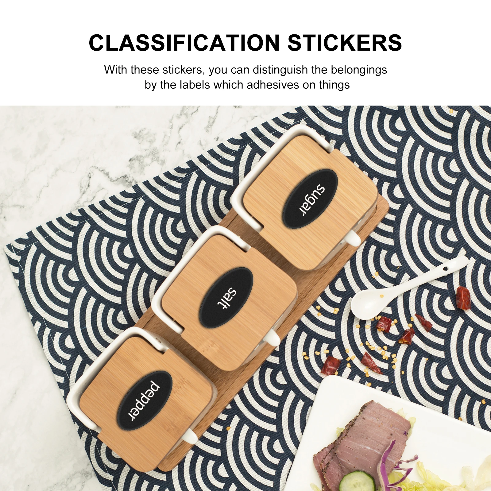 

148 Pcs Blackboard Stickers Flavor Bottle Label Waterproof for Bottles Paper Marking