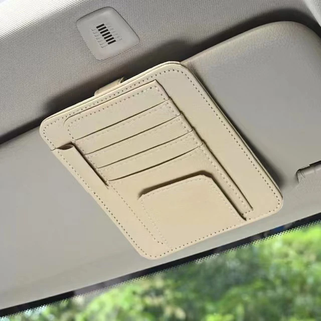 Car Sun Visor Organizer Multi-Pocket Auto Interior Universal For Zeekr 001 2021 2022 2023 2021-2023 009 Krypton Car Accessories