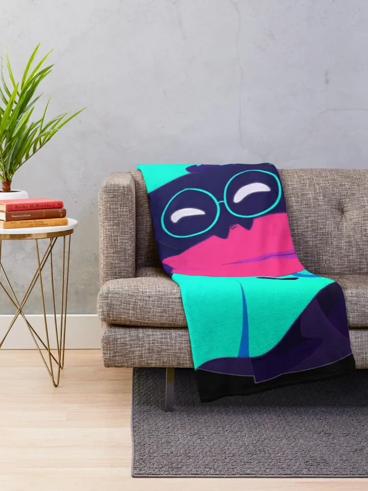 Ralsei Fluffy Boy Deltarune Cute Throw Blanket sofa bed valentine gift ideas Beautifuls Soft Big Blankets