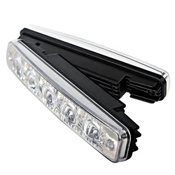 LEEPEE Car Styling Waterproof Daylight Car Lights Super Bright 5 LEDs Daytime Running Light Universal DRL