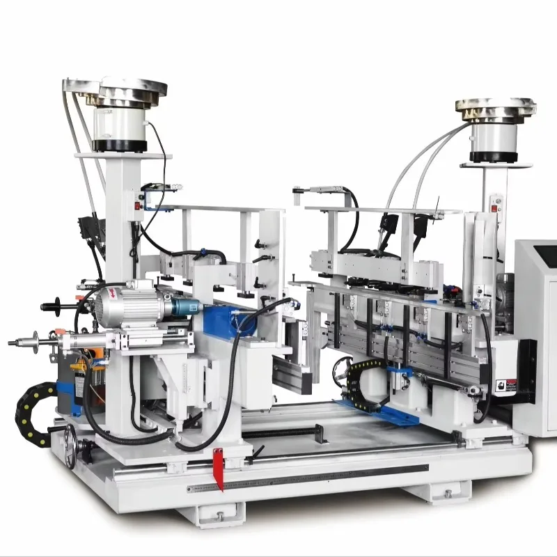 Double-head Mortising Machine for Furniture and Building Materials Splicing Board Mortise and Tenon Structure Production Machine