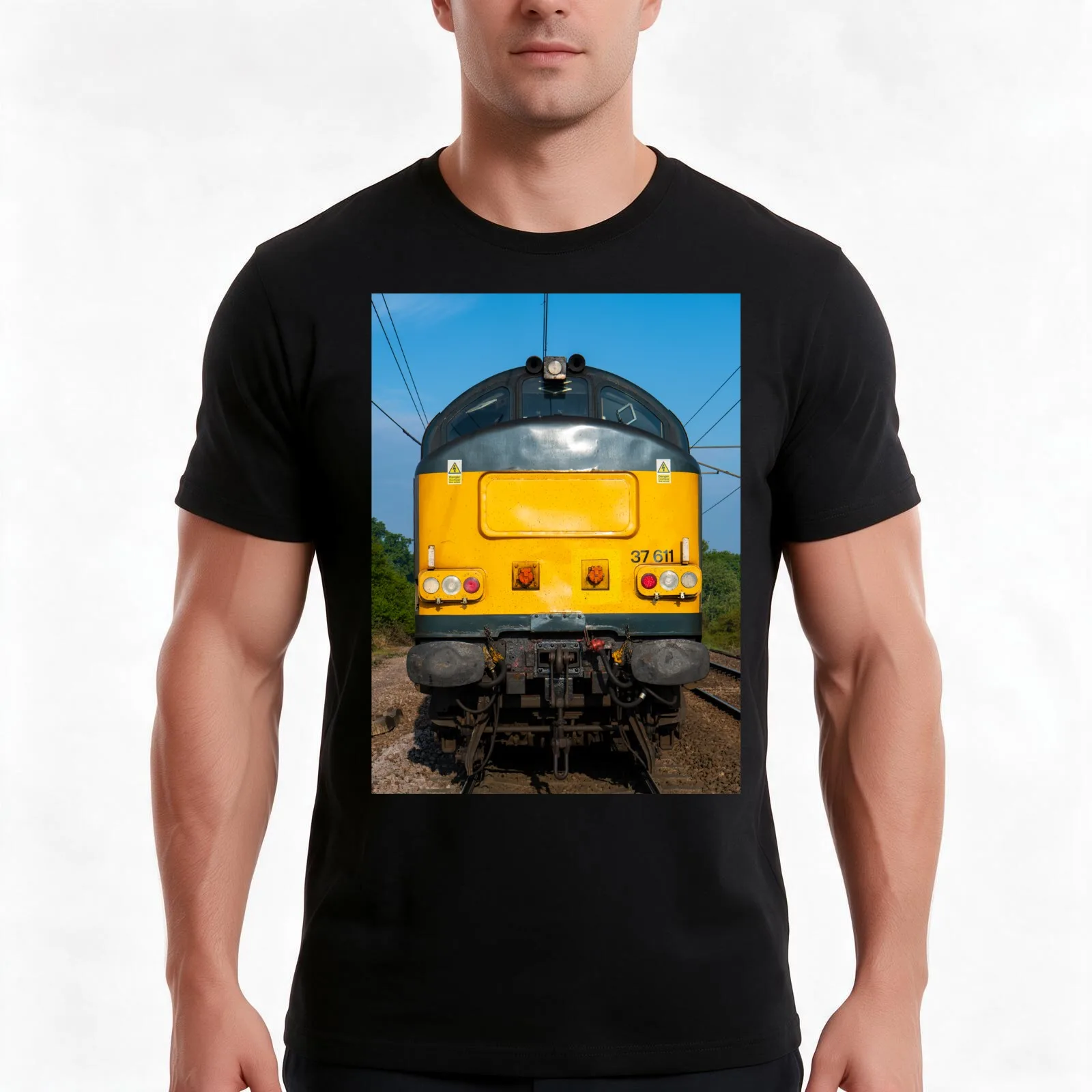 Class 37 Loco T-Shirt, Summer Casual Cotton Tee, Oversized Streetwear Tops, Vintage Graphic Print, Loose Fit Short Sleeve