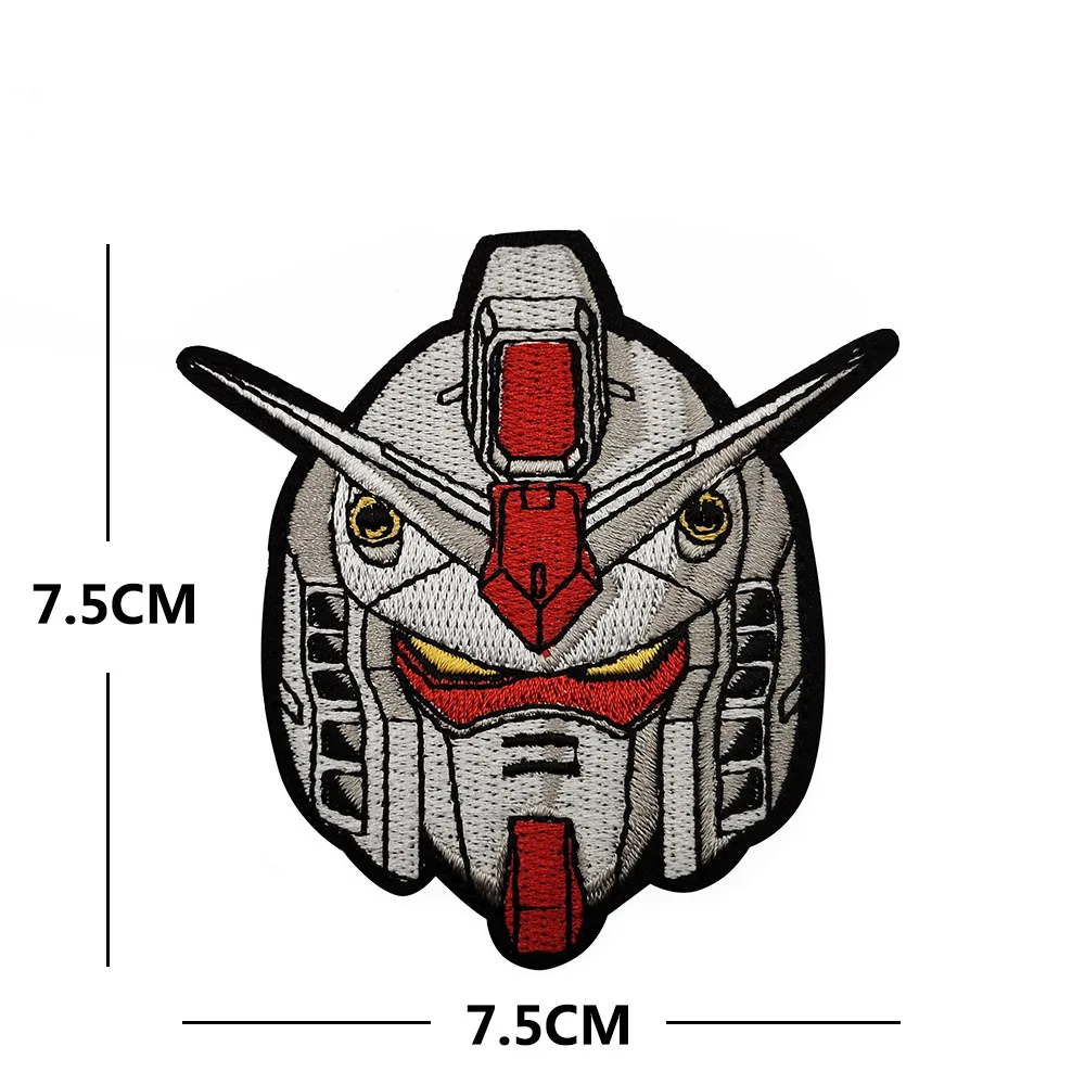 Mobile Suit Anime Stickerei-Armband Personalisierter Klettverschluss-Aufkleber für Jacke, Tanktop, Rucksack – Detail 6