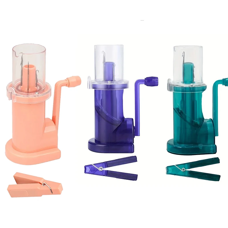 

Портативная ручная вязальная машина, ручной вязальный ткацкий станок для свитеров и шарфов своими руками, инструмент для украшения с аксессуарами для плетения