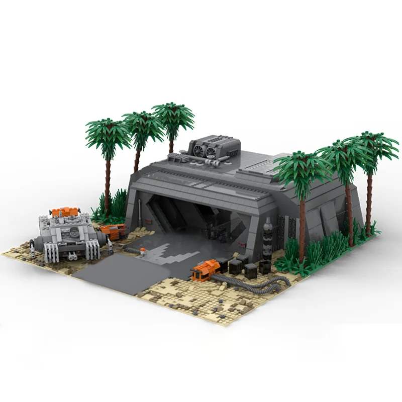 3029pcs MOC SW Battle On Scarif Star Model Building Blocks Home Decor Desk Display Shelf Accent Creative Office Gift For Adults