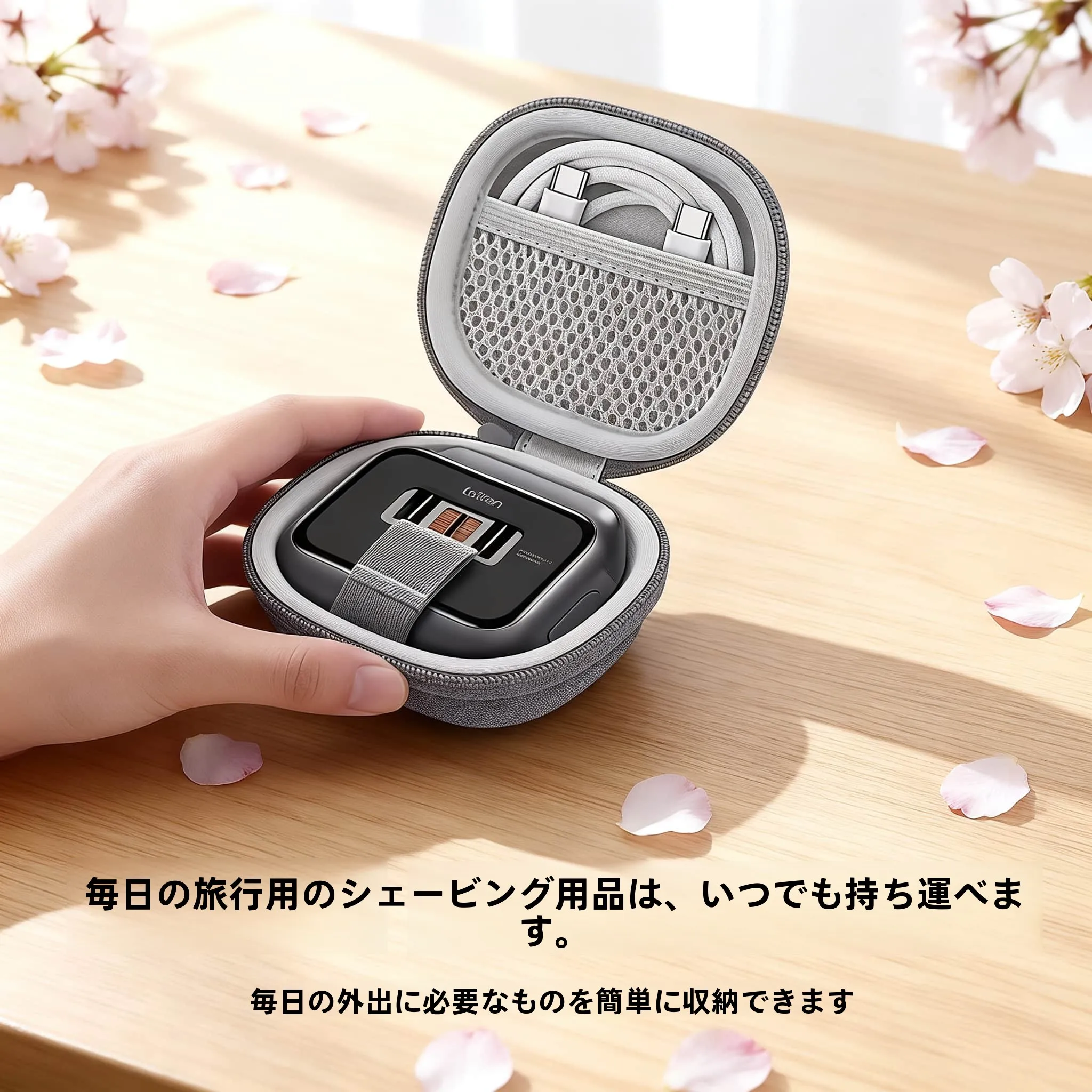 ポータブルトラベル電気シェーバー収納ボックス保護カバー防水耐傷ケース複数のモデルに対応