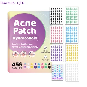 NEW 456pcs Colorful Star Pimple Patch Acne Colorful Invisible Acne Removal Skin Care Stickers Concealer Face Spot Makeup Tools