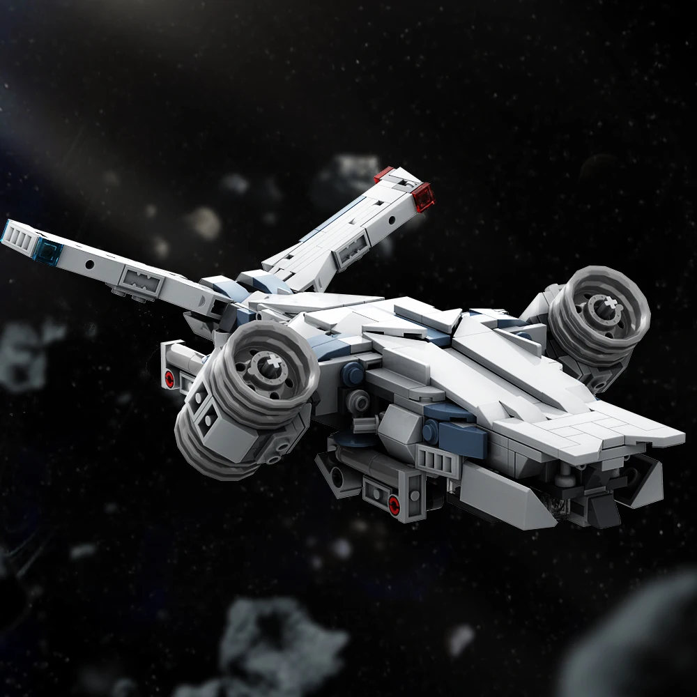 Gobricks MOC Terminatoreds Hunter Killerss Battlefield Fighters Bausteinset Space Combat Raumschiff Ziegelspielzeug Kindergeschenk