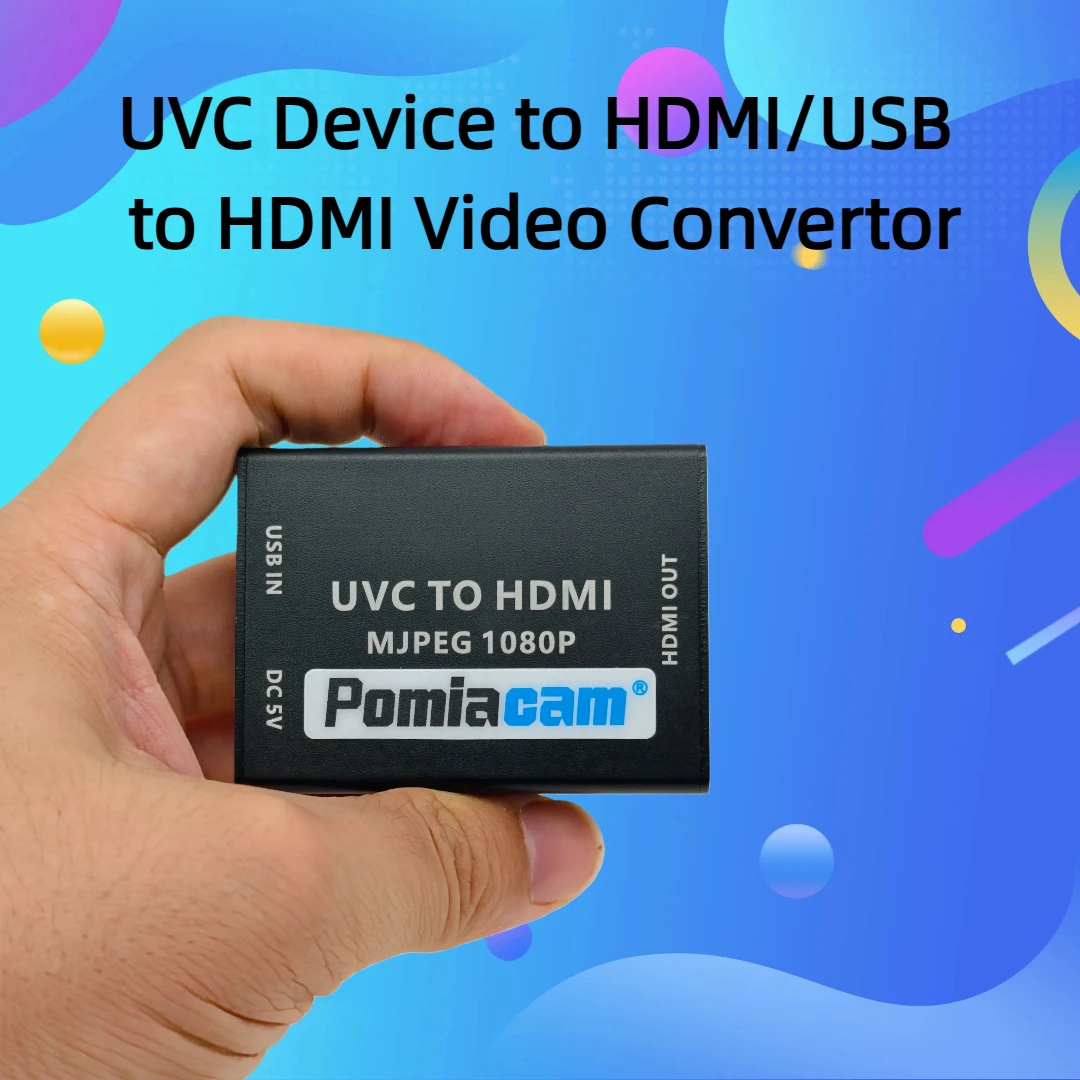 USB To HDMI Converter for DJI Osmo Pocket 3 1080P 60Hz MJPEG Video Adapter  Plug & Play UVC To HDMI for Camera/Live/Teaching