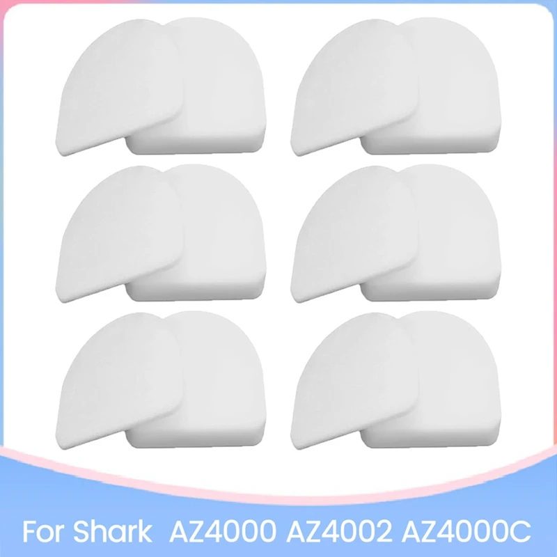 JDZD 6PCS Replacement Filter Foam & Felt For Shark Detect Pro Max Upright Vacuum AZ4000 AZ4002 AZ4000C Vacuum Attachment