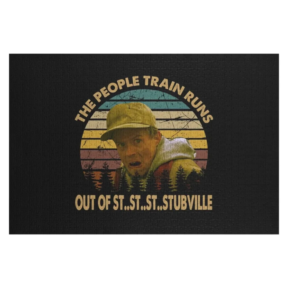 

Vintage Planes Trains And Automobiles Films - The People Train Runs Jigsaw Puzzle Personalised Photo Custom Puzzle