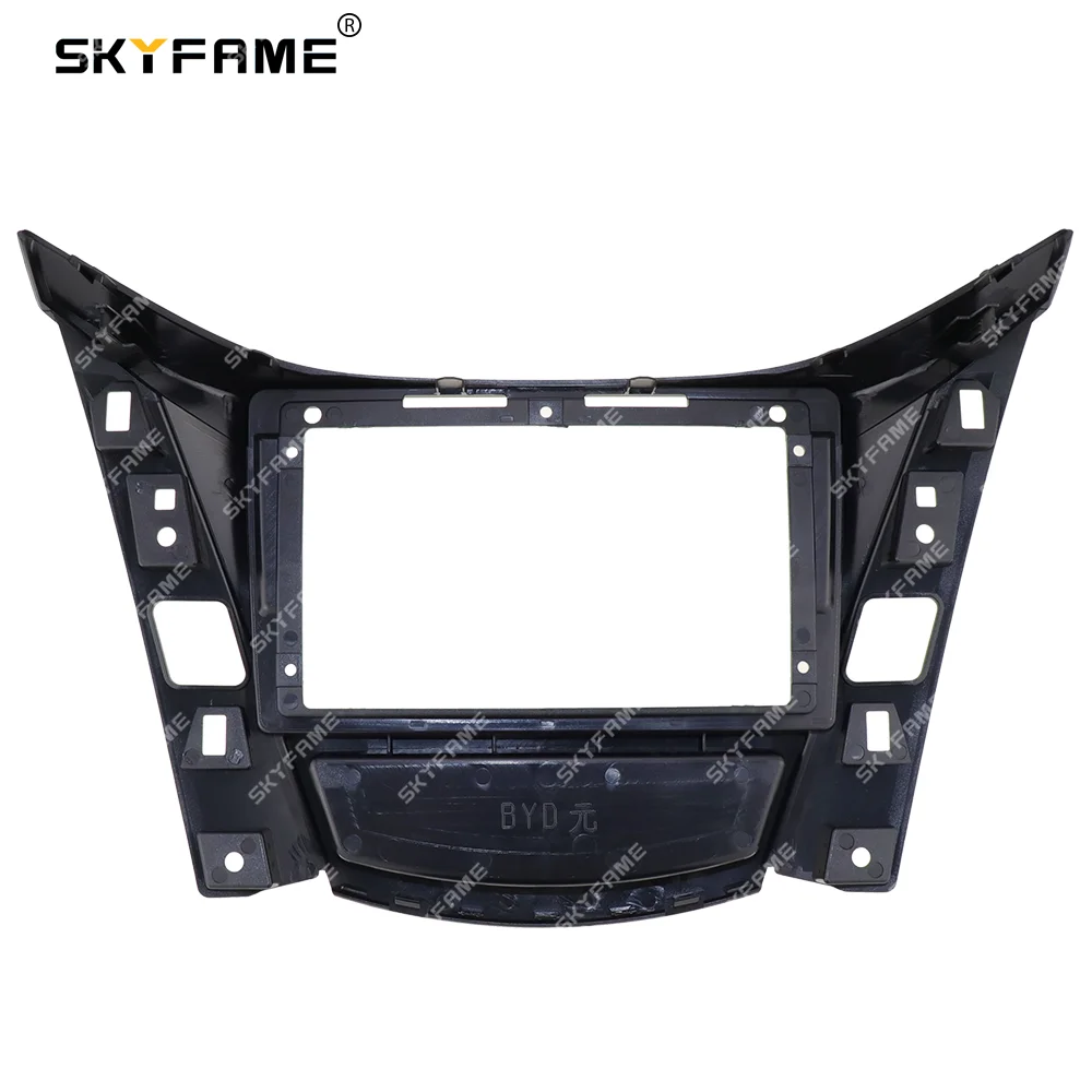 SKYFAME Car Frame Fascia Adapter Canbus Box Decoder Android Radio Audio Dash Fitting Panel Kit For Build Your Dream BYD Yuan