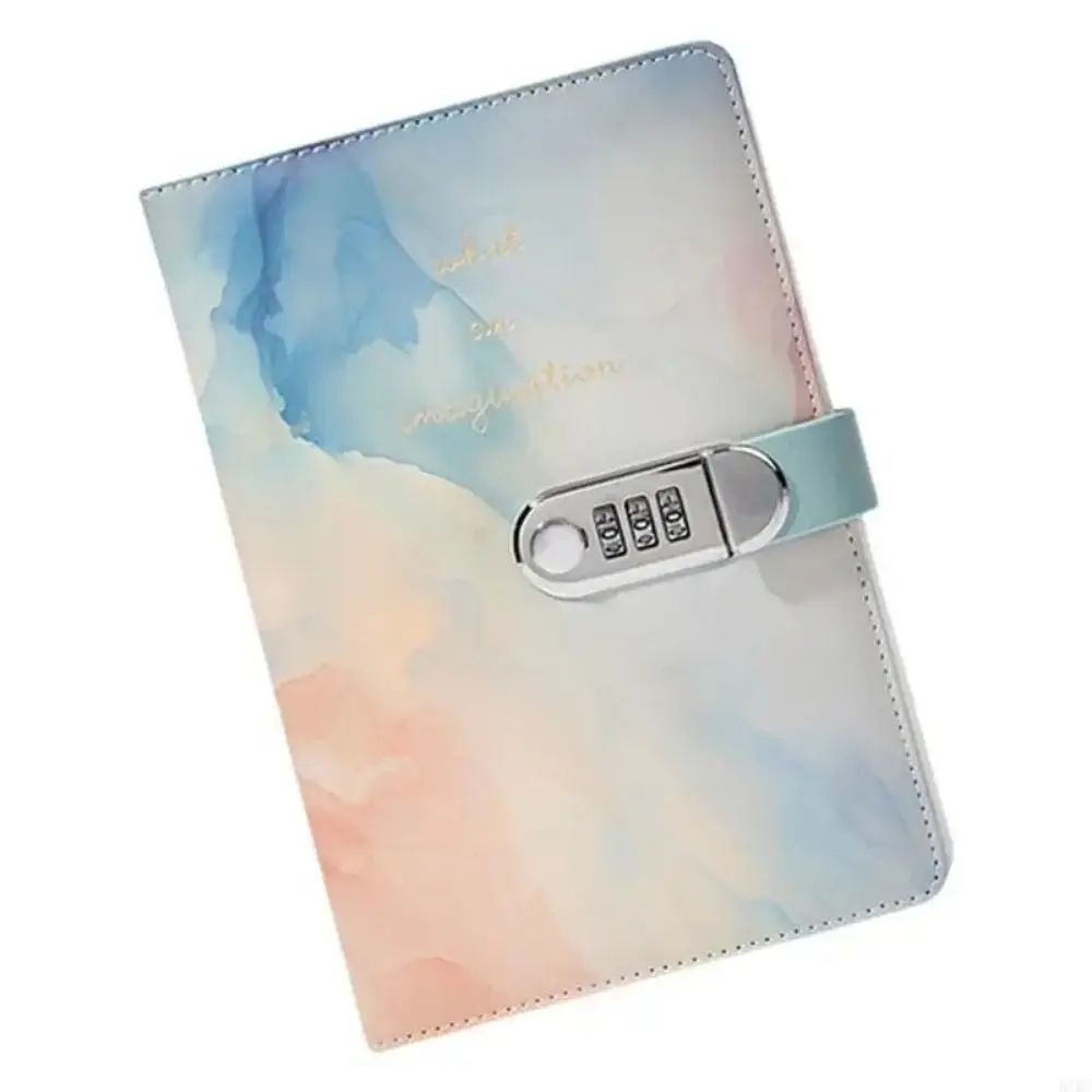 Fashion 240 Pages A5 Journal Notebook Thickened PU Leather Diary Book Waterproof Protecting Secrets Student Notepad Gifts
