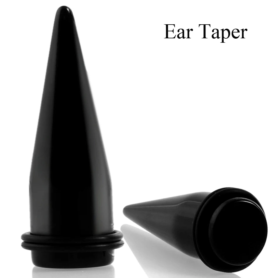 2PCS Heart Tunnel Plug Piercings Acrylic Ear Taper Piercing Earlets Stretchers Gauge Expander Saddle Plugs Jewelry
