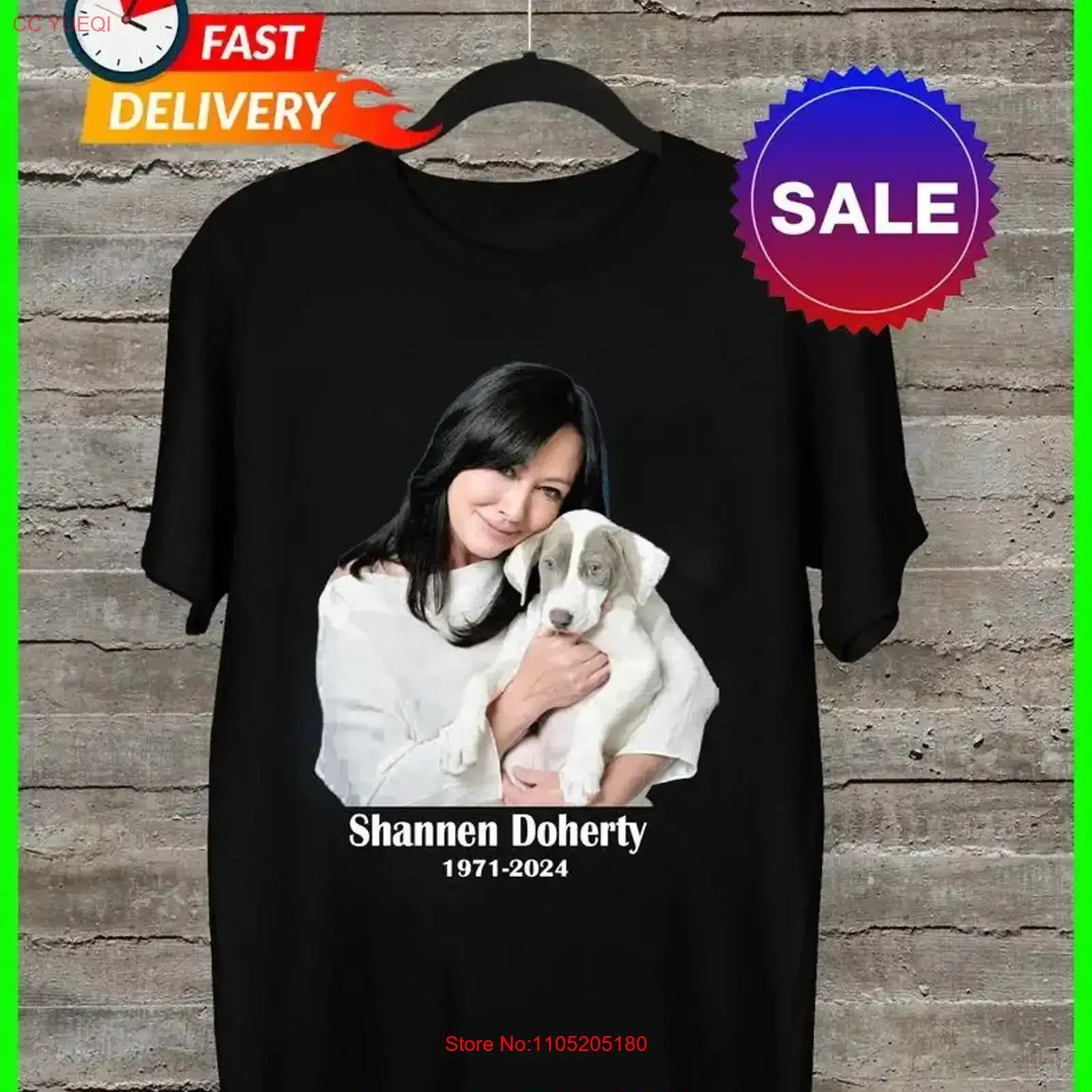 

Shannen Doherty 1971 2024, футболка с фанатом, все размеры S 5XL, KJP537, винтажная стираная дизайнерская одежда, мягкая графическая мужская мода унисекс