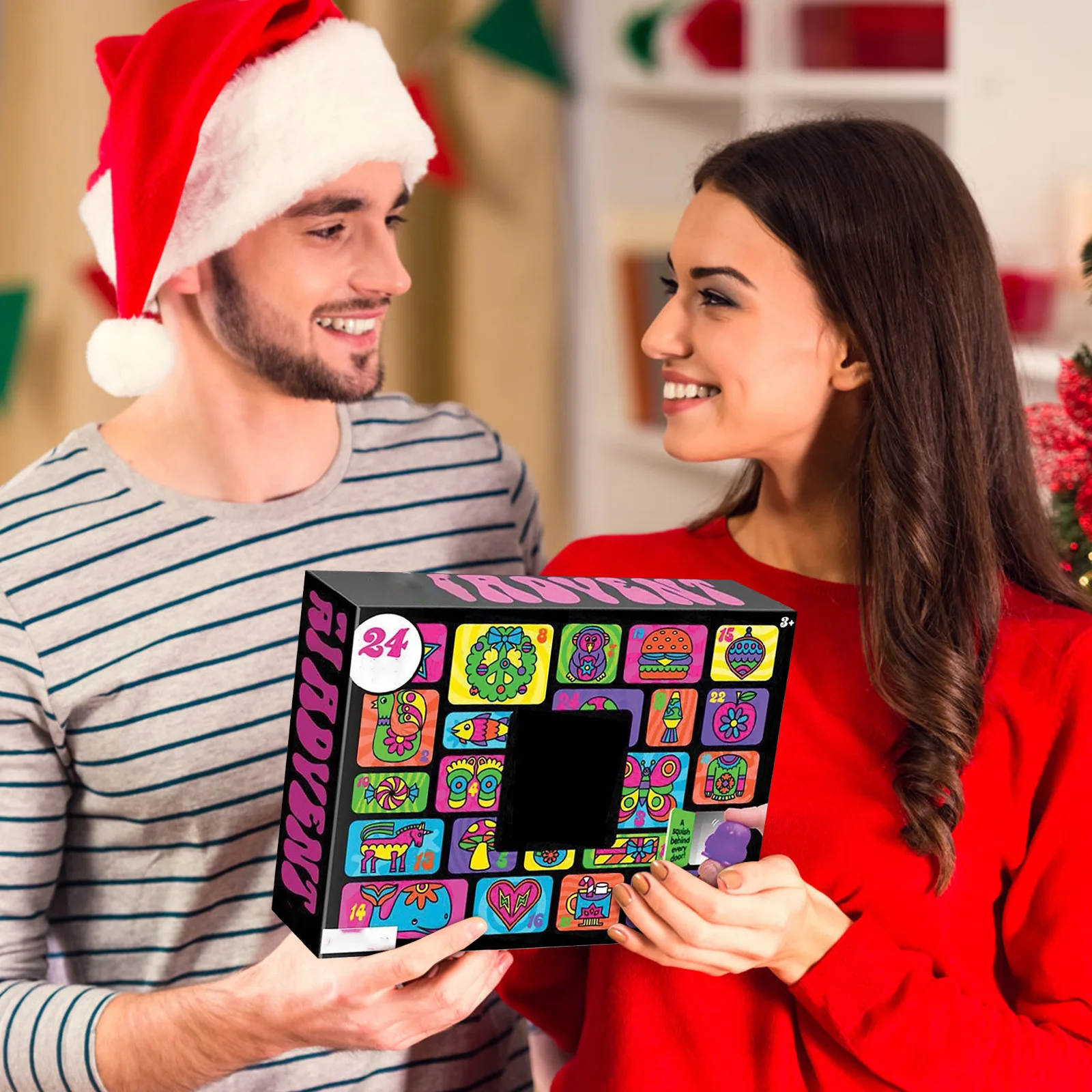 Advent Calendar - 24 Days of Unique Sensory Toys for Tactile Exploration, Develop Fine Motor Skills & Calming Fidget Fun