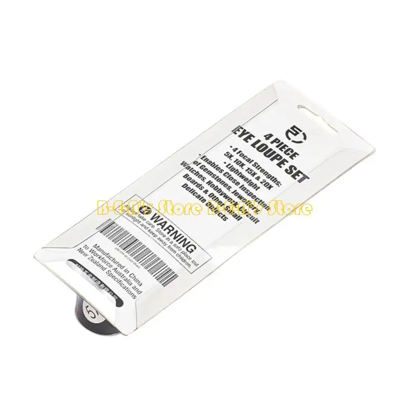 Y1AD 4Pcs Magnifier Watch Repair Hand Magnifier Watch Magnifier 5-20X Eyepiece Loupe