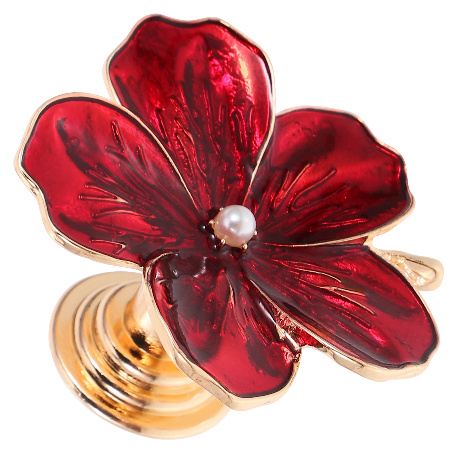 

Flower Shaped Cabinet Knobs 4mm Single Hole Zinc Alloy Dresser Pulls for Kitchen Bedroom Cupboard Wardrobe Decorative Hardware