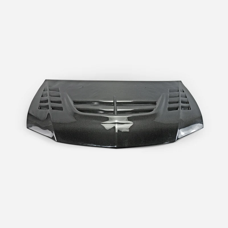 

suitable for Double Side Carbon Car Parts for EVO 8 9 VTX Cyber Evo Front Bonnet Hood (Track Version)(with Hood Latch)