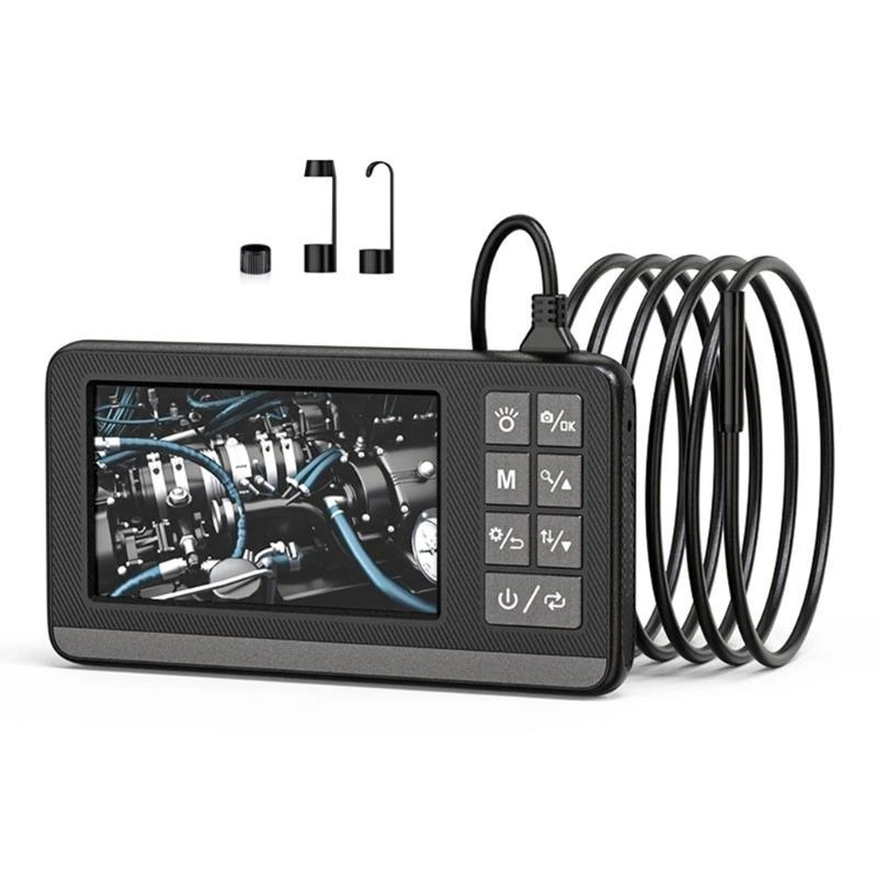 547B Digital Industrial Endoscope Inspection Camera 4.3 Screen 1080P Video Borescope