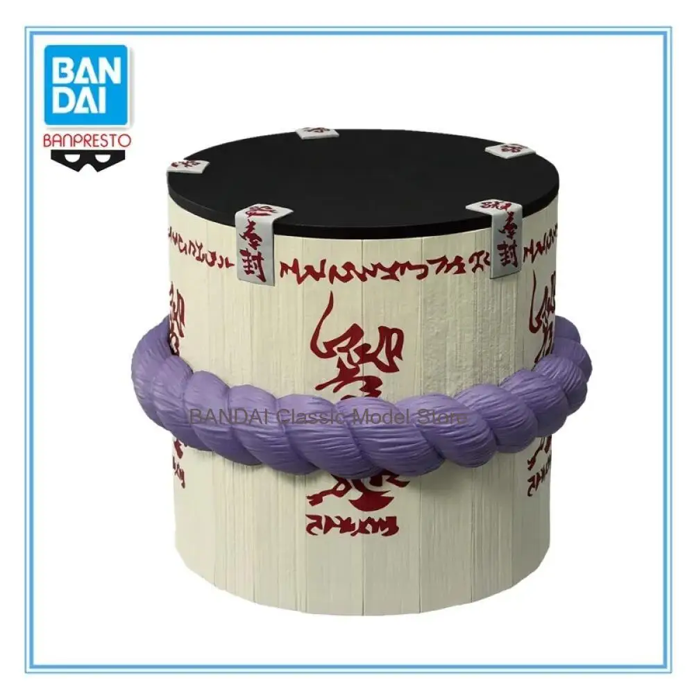 

Оригинальная фигурка BANDAI Anime Naruto Shippuden Figlife Uchiha Sasuke Coffin Backet, коллекционная модель из ПВХ, подарок от BANPRESTO