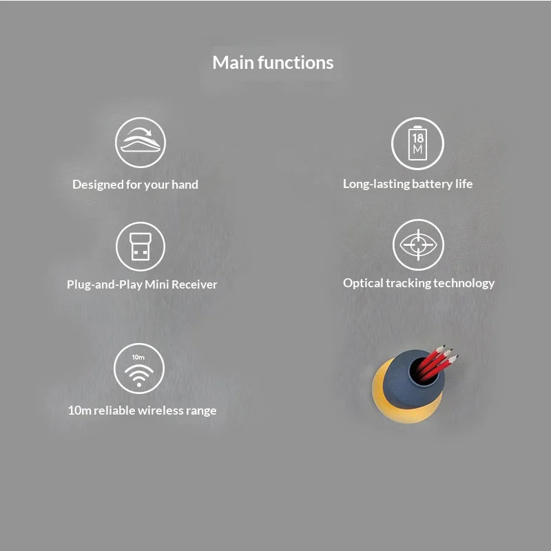 ماوس لاسلكي أصلي من Logitech M280، جهاز استقبال نانو 2.4 جيجا هرتز، تتبع بصري 1000 نقطة في البوصة، قبضة مريحة لأجهزة الكمبيوتر المحمول المكتبية والمنزلية