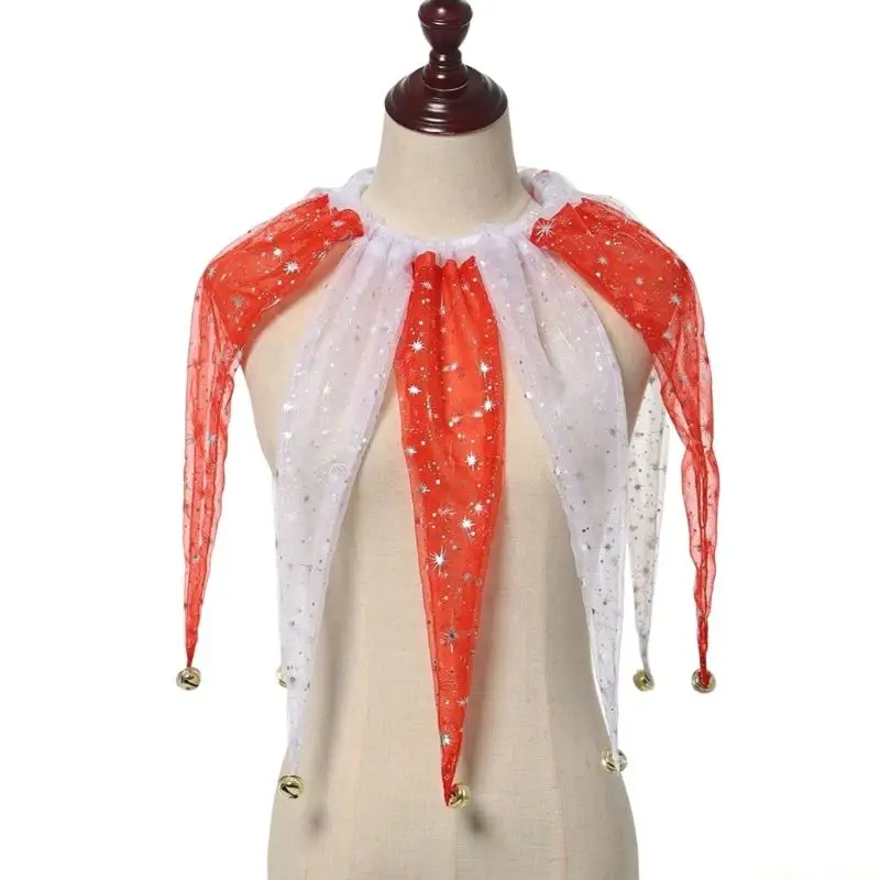 31BF Adjustable Faux Collar Accessory Lightweight Nylon Design Stylish Costume Decoration Unisex Daily Use