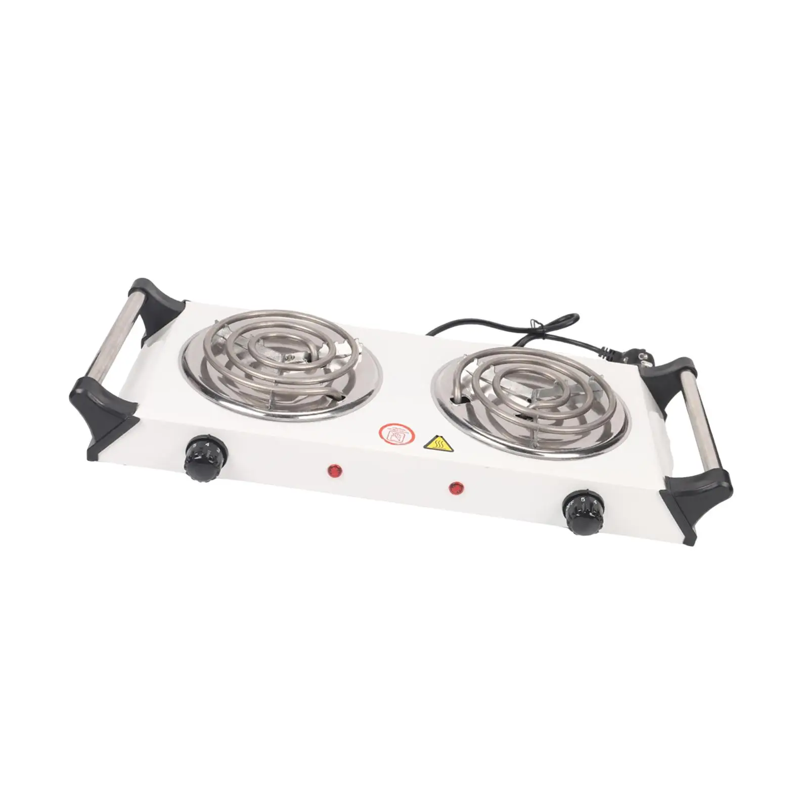 

Countertop Double Burner Portable, 2000W Heating Cooking Stove, Electric Cooktop Electric Hot Plate for Home Stir Frying Kitchen