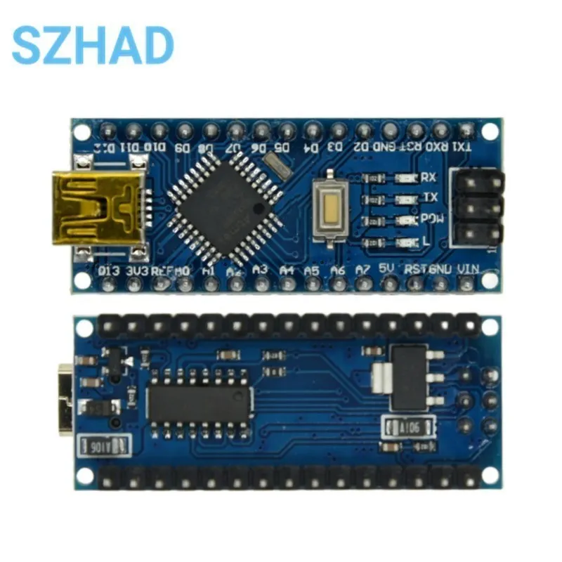 Mini / Type-C / Micro USB Nano 3.0 With The Bootloader Compatible Nano Controller For CH340 USB Driver 16Mhz ATMEGA328P