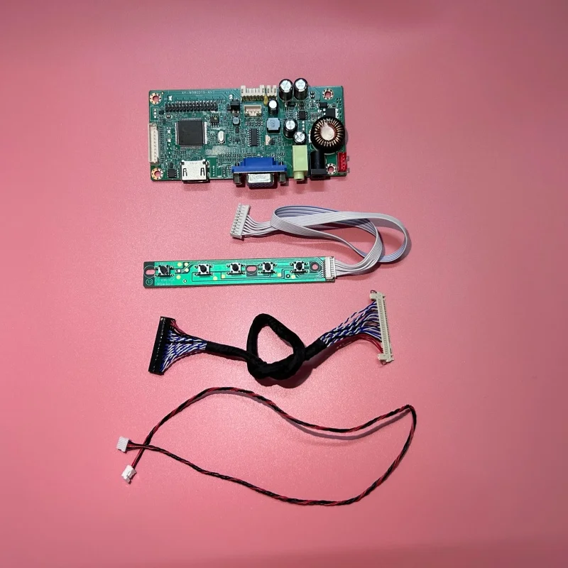 Monitor Control Base Board for BOE HR236WU1, LCD Display Controller, VGA, HDMI to LVDS, 30 Pins, FHD, 1080P, 23.6-inch Display