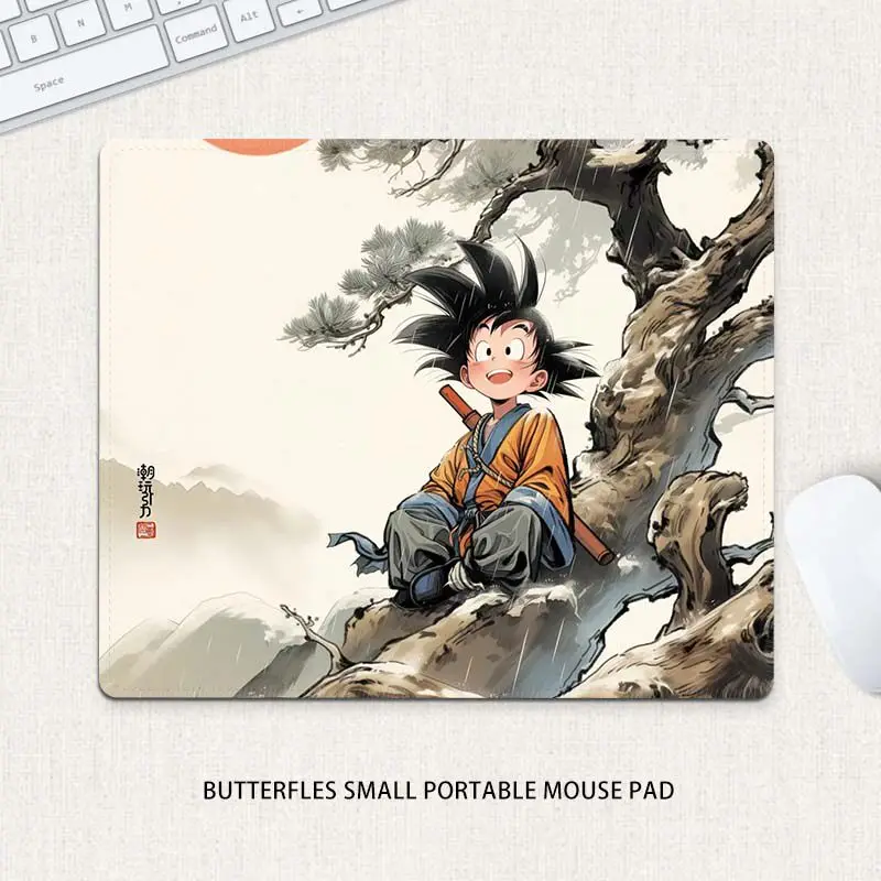 Anime Seven Dragon Ball Leather Mouse Pad Small Table Mat Office Portable Son Goku Two-dimensional Computer Desktop Keyboard Pad