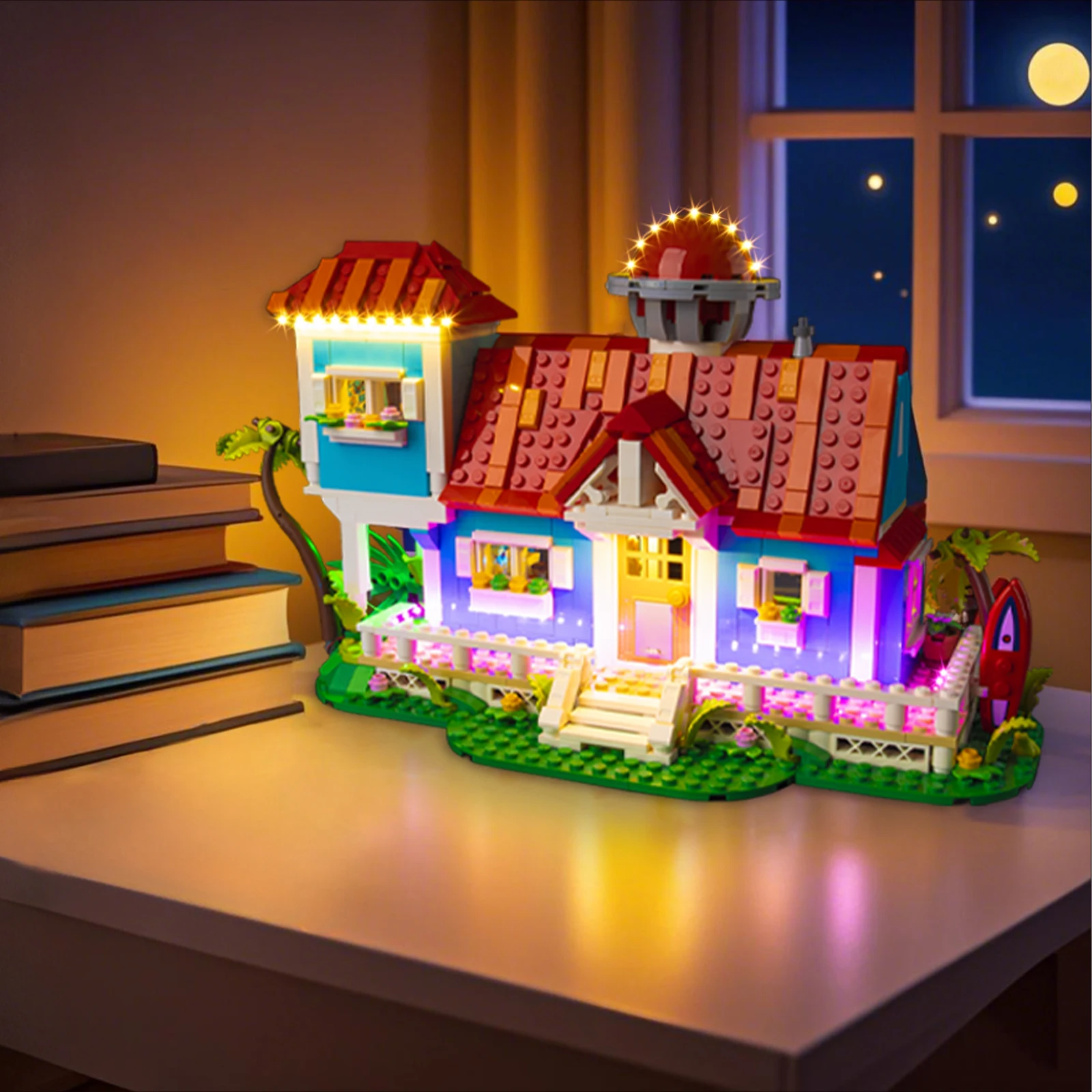 

LED Lighting Set Suitable for LEGO Lilo and Stitch Beach House 43268 Building Blocks