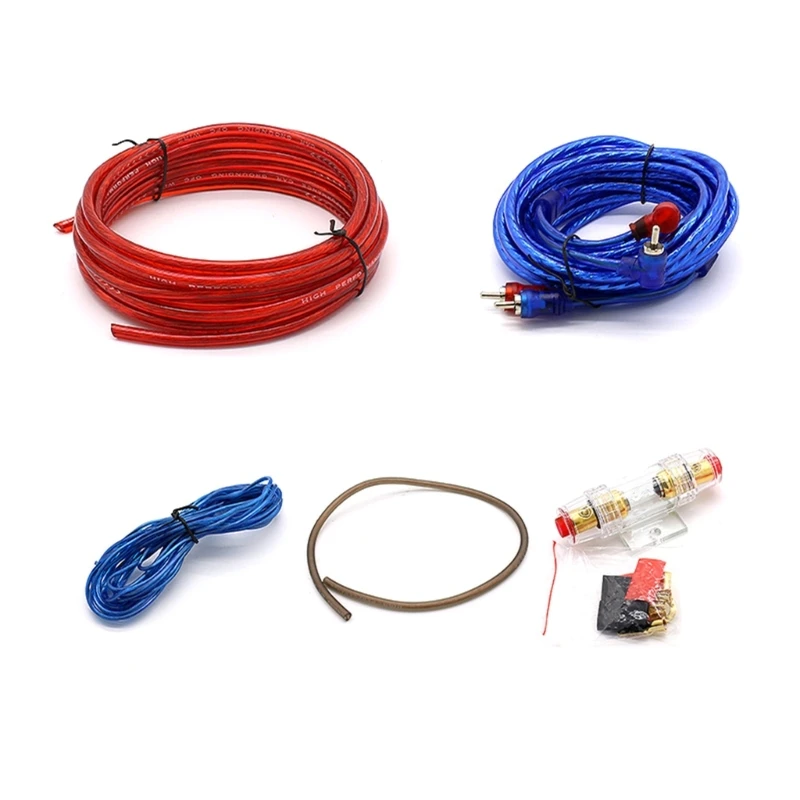 Car Wire Amplifier 10GA Power Cable Subwoofer Speaker Power Cable