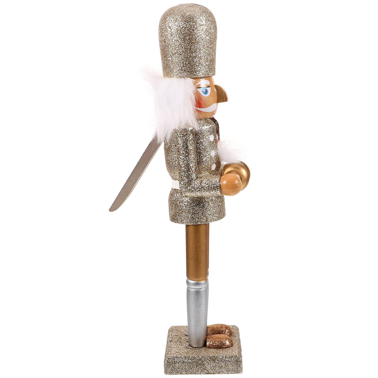 

Festive Nutcracker Ornament Wooden Nutcracker Decoration Soldier Figure Christmas Desktop Table Decor Gift Office Table Decor