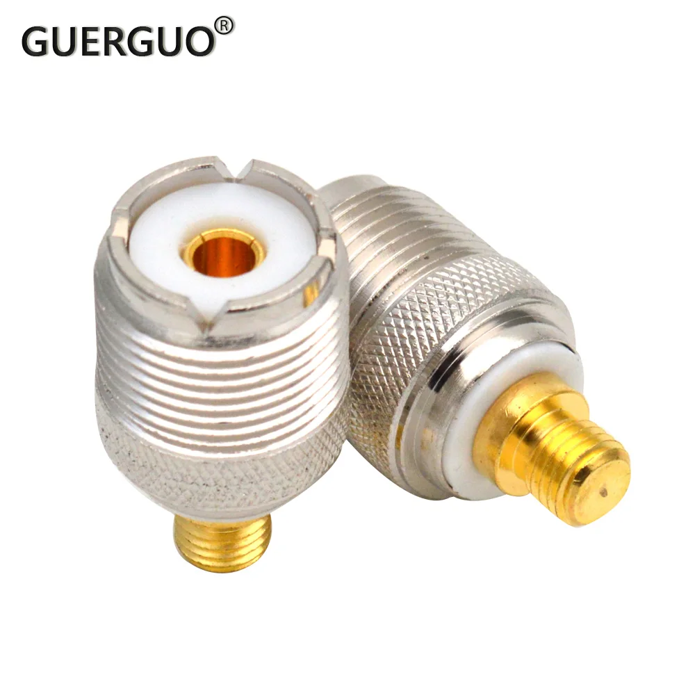 1PC Hand Ttable Walkie-Talkie Adapter Flat Mouth Motorolo Antenna UHF Female Turn Flat Head SL16 M Seat Pure Copper RF Adapter