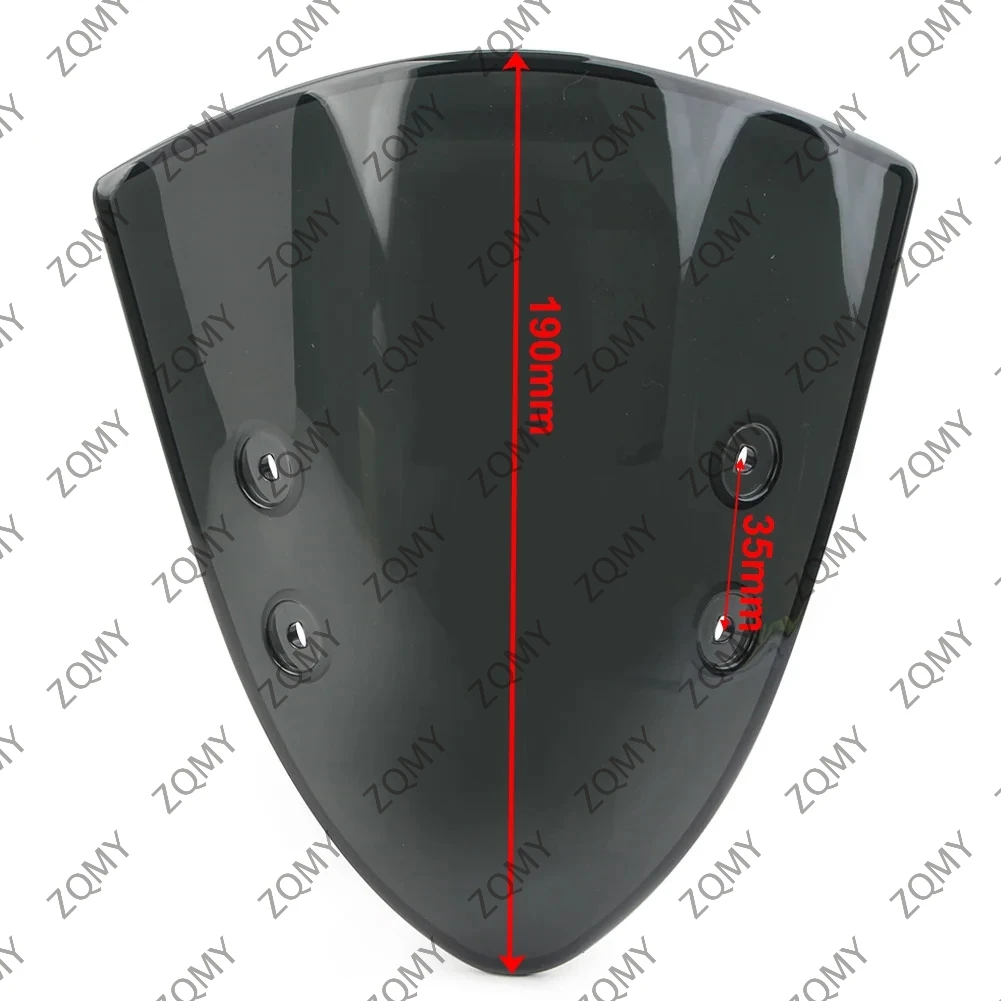 Motocykl przednia szyba przednia osłona ekranu Fairing Cowling dla Kawasaki ER-6N ER6N 2012 2013 2014 2015 2016 szyba przednia