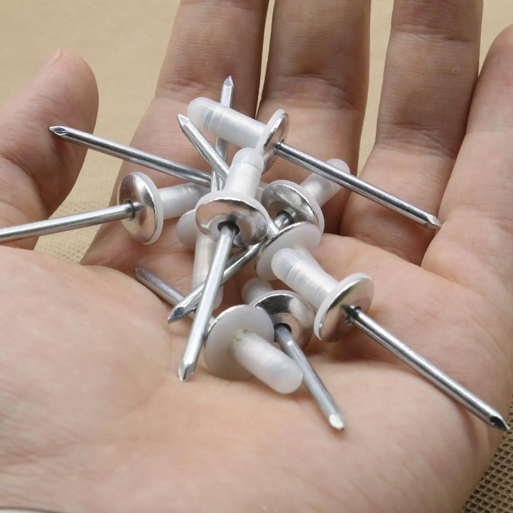 

15 pcs Bumper Filler Rivet Retainer Fastener Clips Silver Steel Fit For Toyota Lexus Scion Trim Hole 4.8mm 90269-06013