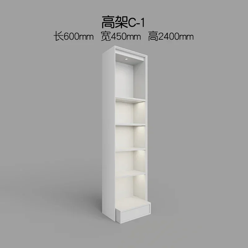 b17   display rack, store whole wall gift box, sample combination display rack, white.