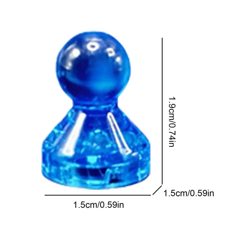 Pins magnéticos com ímãs fortes, Ímã decorativo do refrigerador, Fun Pushpins, Calendário Whiteboard, 10Pcs