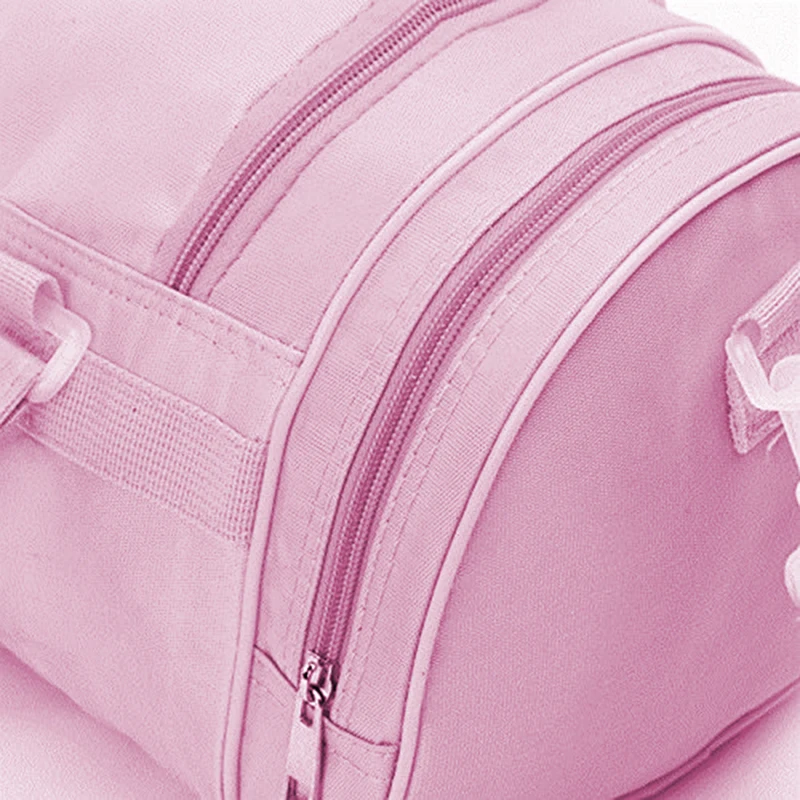 Pink Travel Handbag For Girl Large Capacity Storage Shoulder Bag Zipper Portable Versatile Travel Bag For Students Bags