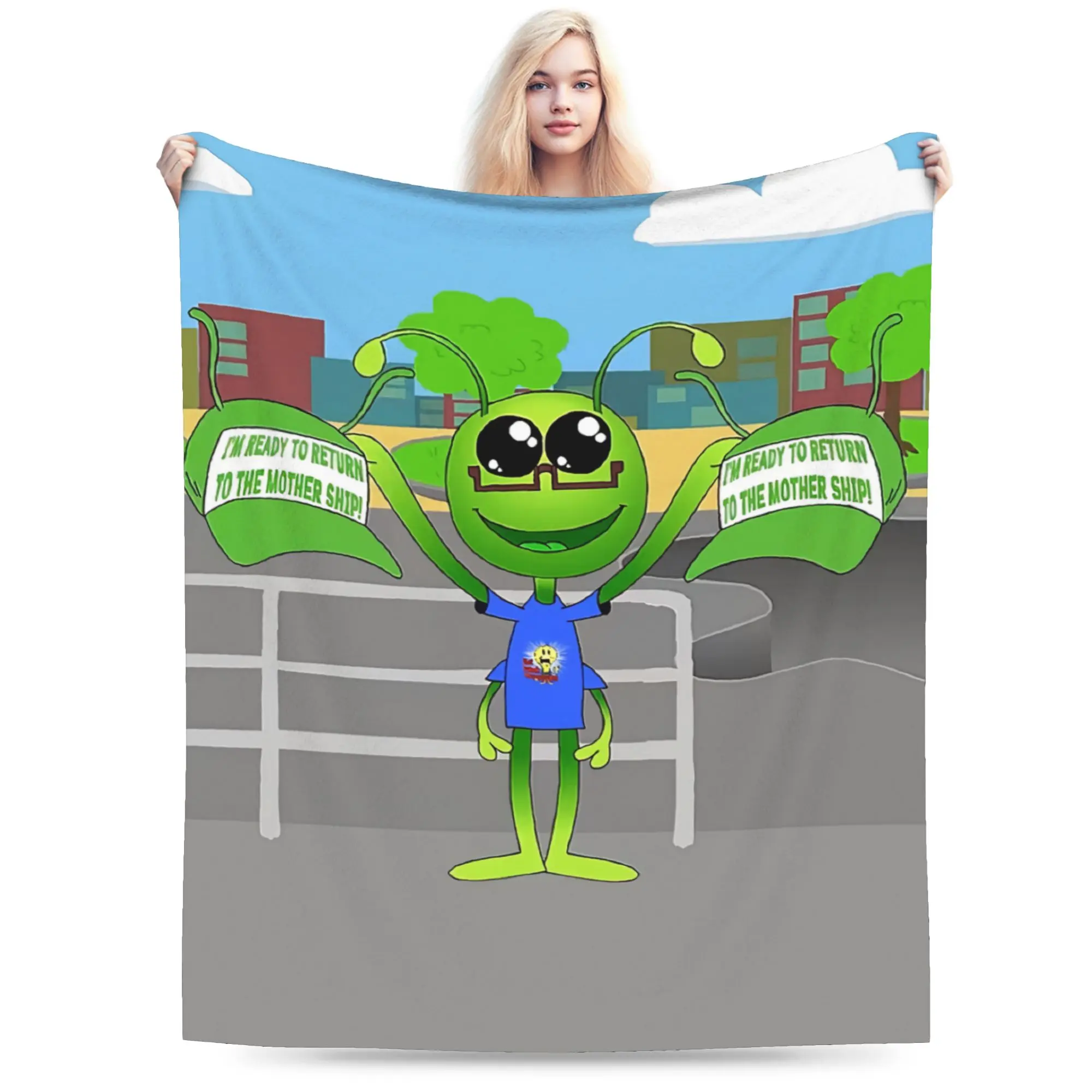 Comfort F-Fact A-Attack Adventures Blanket Merch Sofa Decorative  Throw Blanket Super Warm Coral Fleece Plush for Bedroom