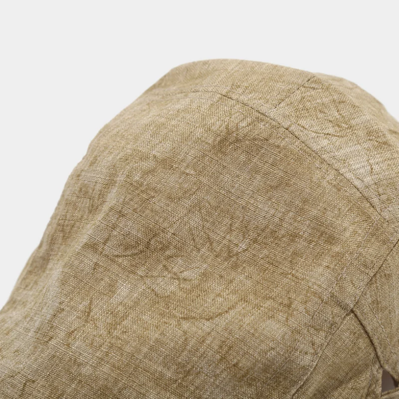 Breathable Cotton Linen Forward Hat Men Spring New Fashionable Tie Dye Beret Women Retro Outdoor Sunscreen Duck Tongue Hat
