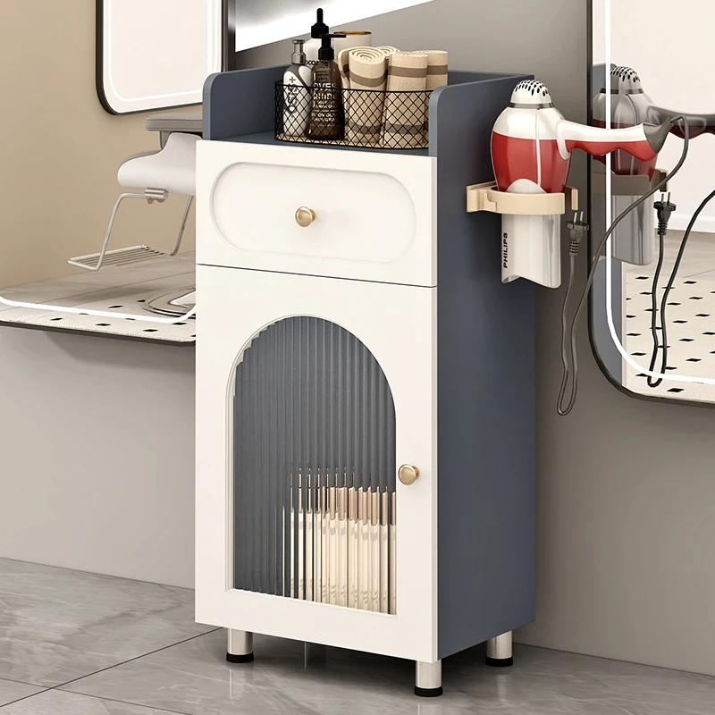 High-end hair salon workbench barber shop special hair cutting perm and dyeing cabinet hair stylist tool cabinet