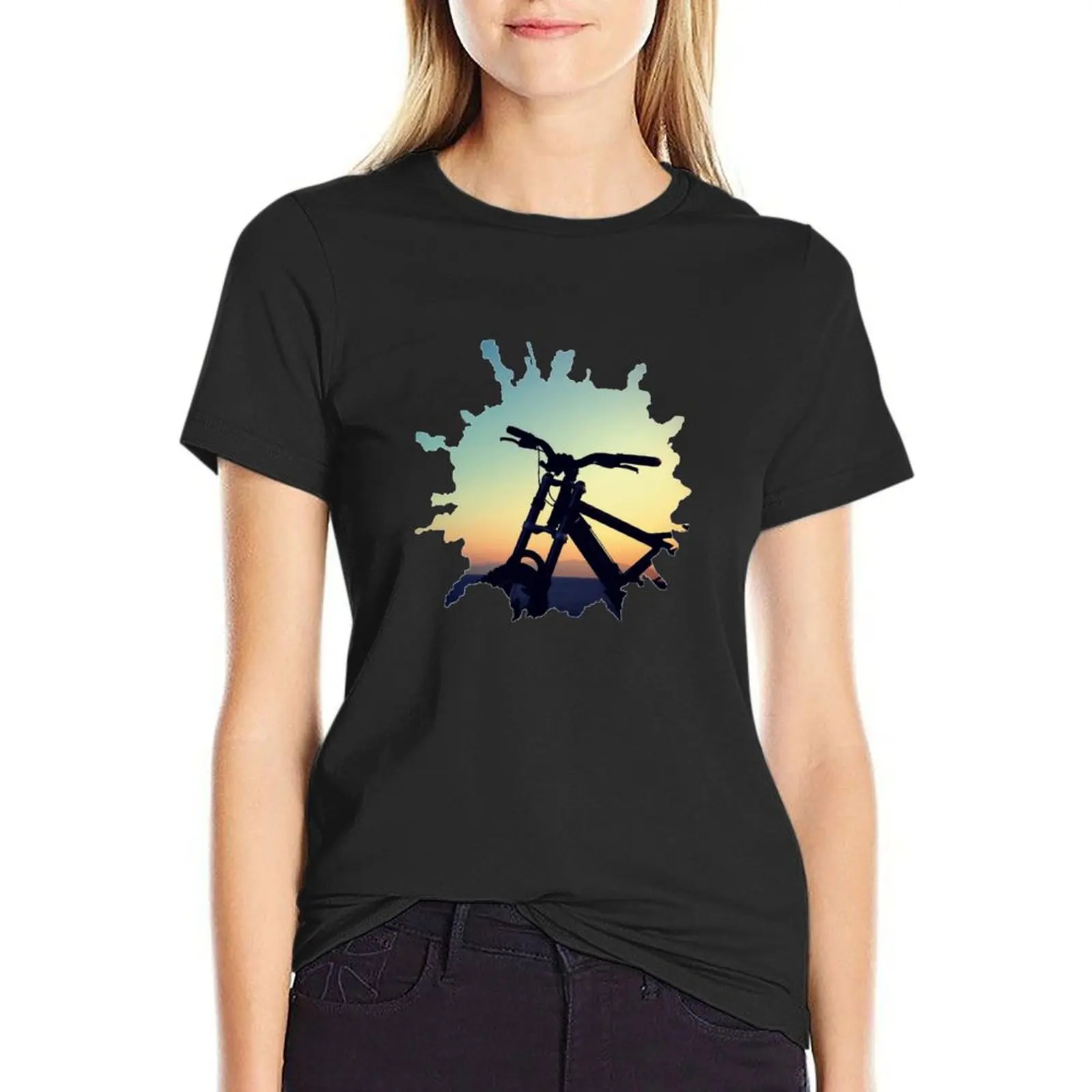 

I love mountain biking! T-Shirt animal prinfor tees new edition t-shirt dress for Women long