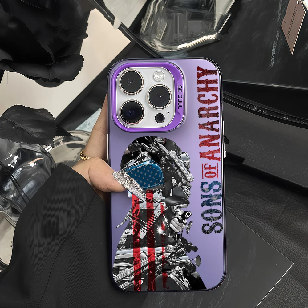 Sons Of A-anarchy TV Phone Case For Samsung S25 S24 S23 A07 A17 A06 Ultra FE Plus Protective IMD Color Cover