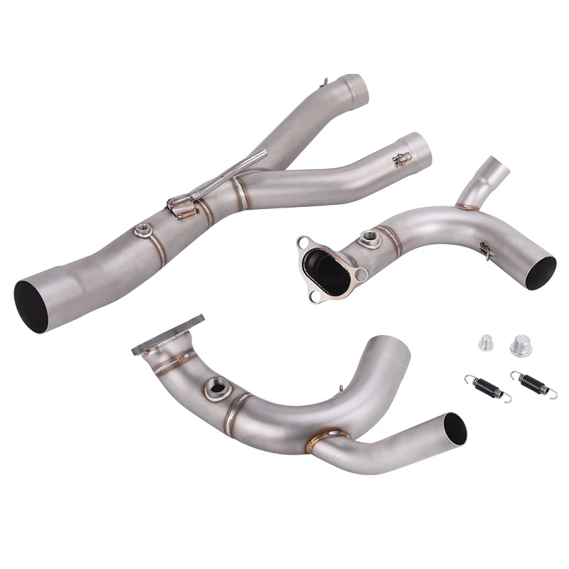 Slip On For BMW R1250R R1250RS R1250RT R1250GS ADVENTURE 2019-2025 Motorcycle Exhaust Header Link Pipe System Stainless Steel