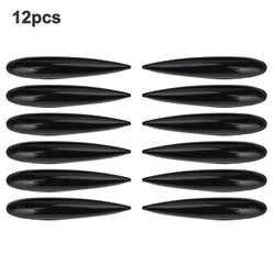12x Protector Anti-Scratch Door Edge Guard Trim Strip Bumper Protection Black White Silver Anti-collision Strip Car Accessories