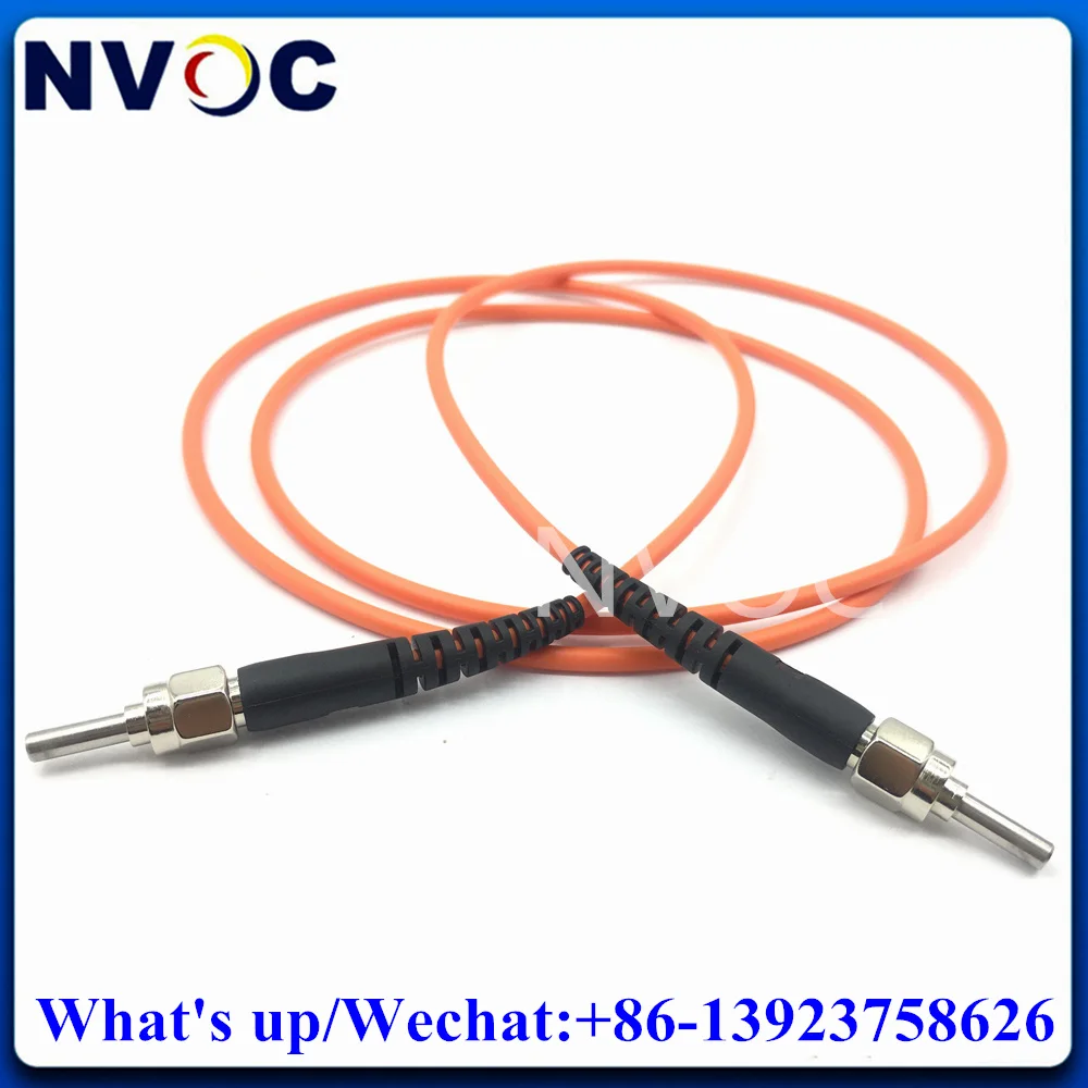 SMA-SMA905/FC OM2 MM(62.5/125) Simplex 1M,PVC Jacket,3.0 mm SMA Ceramic/Metal Ferrule Fiber Optical Patch Cord Cable Connector